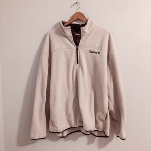 White Timberland Fleece